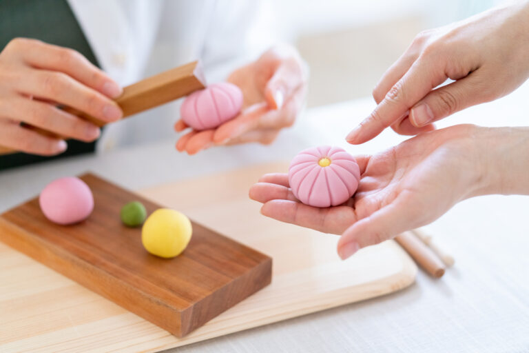 春の練り切りワークショップ